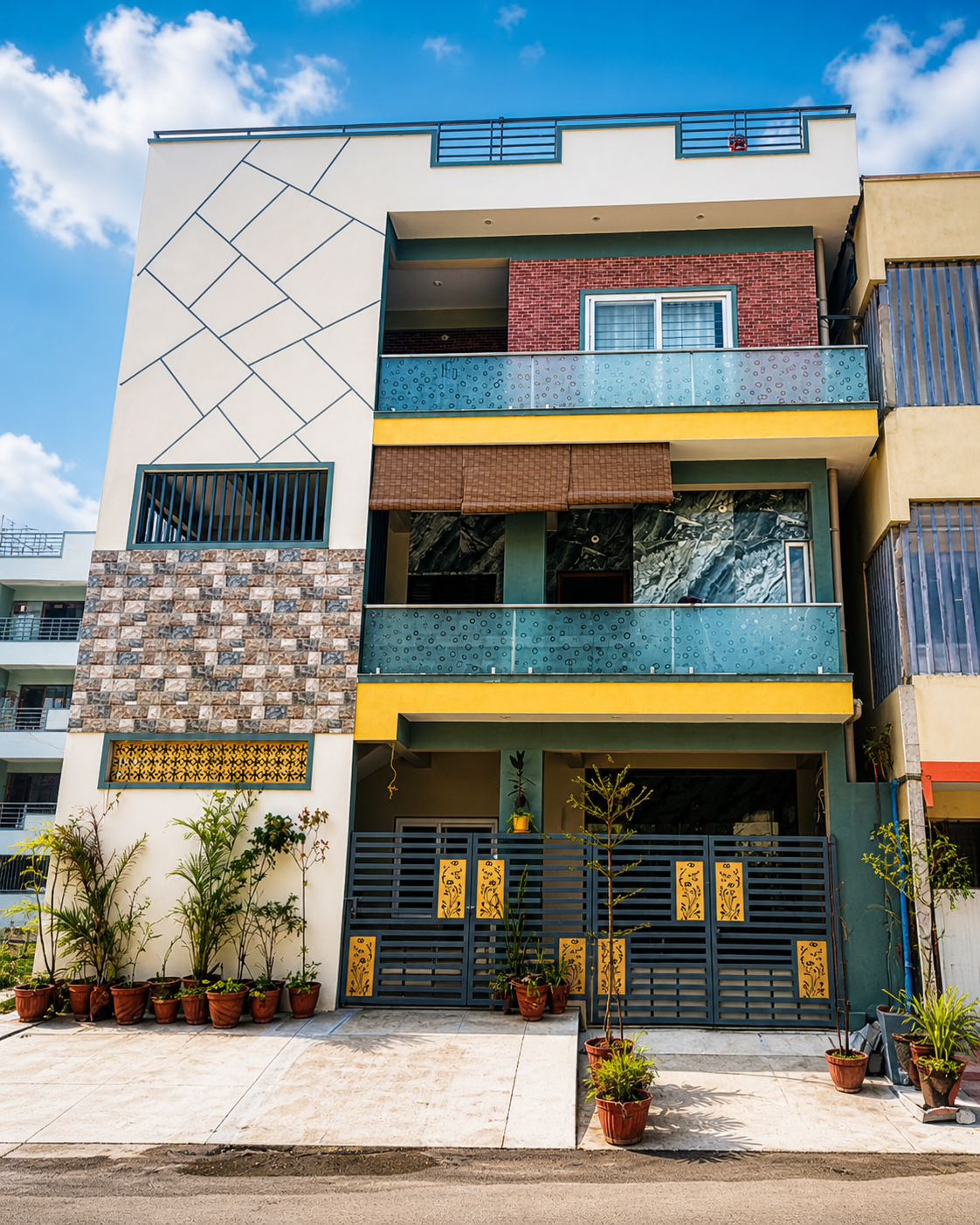 Completed Bagalagunte house construction project by PCC Bangalore